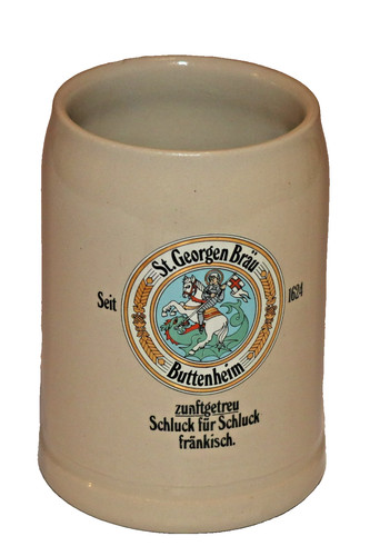 Bierkrug georgen bräu - bierkrug, st.