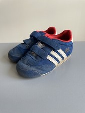ADIDAS ORTHOLITE DRAGON TURNSCHUHE SNEAKER GR.22 BLAU MIT WEISS UND ROT