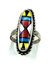 925 sterling silber ring zuni - silber,