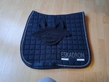 Schabracke + Fliegenhaube Blau Eskadron  Full Warmblut