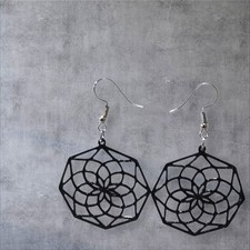 Mandala-Form Ohrringe