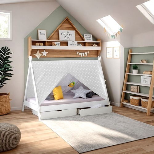 Kinderbett 90x200 tipi bett - tipi,