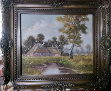 Ölgemälde 20.Jh. von Erich Zimmermann - Moorhof Worpswede