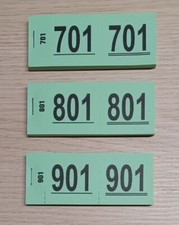 300 doppelnummern grün - doppelnummern,