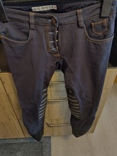 Stretch Reithose Animo Reithose mit Silikonkniebesatz blau Gr.38 wenig getragen
