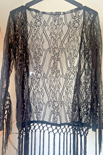 Spitzen cardigan jacke - jacke, m