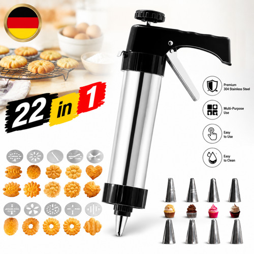 Gebäckpresse edelstahl - gebäckpresse,