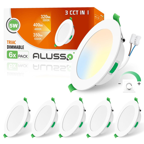 Alusso led einbaustrahler - led, 230v