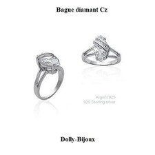 Ring Rhodiniert T60 besetzt