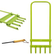 Hohlzange 5 Spike Hand Rasen Gras Bodenbelüfter Outdoor Garten & Reinigungswerkzeug