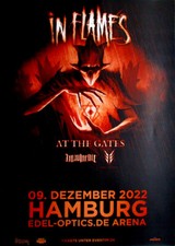IN FLAMES - 2022 - At the Gates - Live In Concert Tour - Poster - Hamburg