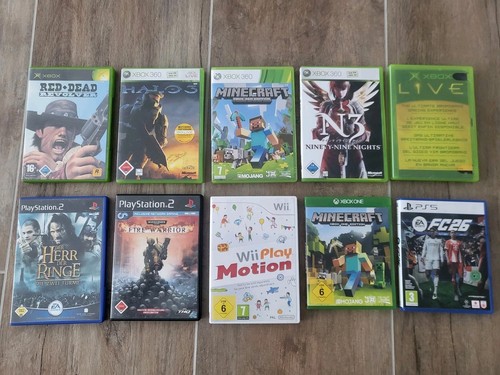 10x video spiele sammlung - 10x,