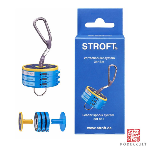 Stroft vorfachspulensystem 3er - vorfachspulensystem,