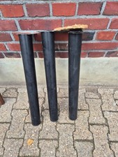 3 x Wagner Tischbeine Möbelfüße 75mm x verstellbar von 71,5cm bis 74cm  schwarz