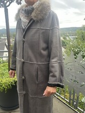 Persianer Lammfellmantel, Ledermantel, Gr. 42-44, maßgefertigt, flotter Schnitt