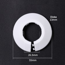 10 Abdeck Rosetten für Heizkörper Heizungsrohr Kupferrohr Abdeckrosette 17-35mm