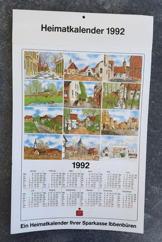 Heimatkalender 1992 sparkasse - heimatkalender,