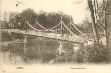 AK - Lübeck Mühlentorbrücke 1908 - Schleswig-Holstein