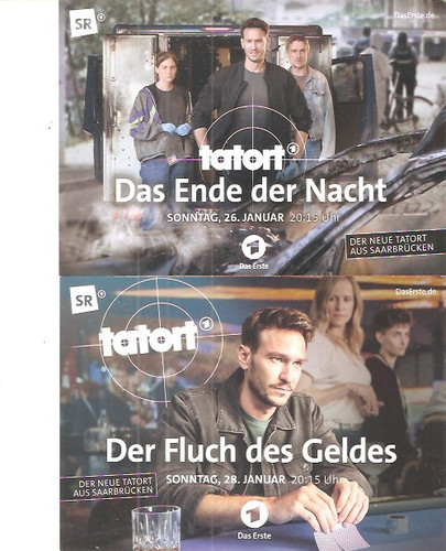 Autogrammkarten tatort - ,