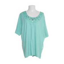 Big & Chic, Top, Größe: 50, Türkis, Baumwolle/Elasthan, Damen #f6k