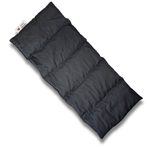 Dinkelkissen 50x20cm schwarz - 50x20cm,
