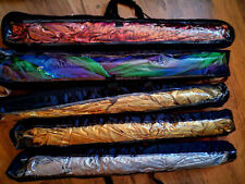 Bauchtanz Irisierend Isis Flügel  Farben  Silber Größe. 145 cm