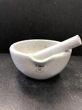 Porzellan Mörser Gewürzmörser Mörser mit Stößel 17 cm Porzellan-Mörser 