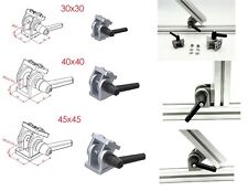 PV Solar Gelenkverbinder Gelenk Aluprofil mit Klemmhebel 30x30 40x40 45x45