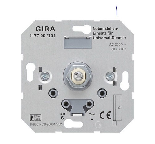 Gira 117700 universal dimmer - gira,