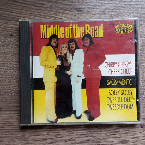 Middle the road - of,