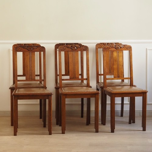 Jugendstil stühle 6er set - 6er,