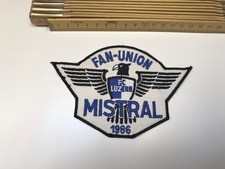 FC Luzern Fan-Union Mistral Aufnäher Patch Fußball kein Trikot Retro RARITÄT