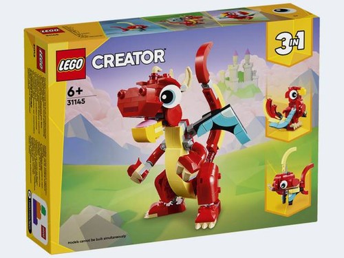 Lego creator 31145 - lego, roter