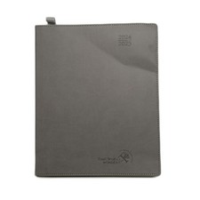 POPRUN Kalender 2025 Wochenplaner Aug.2024-Dez.2025 Softcover PU-Leder ca. A4