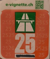 Vignette Schweiz Autobahn 2025
