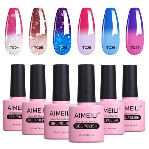 Gel nagellack set - gel, farbwechsel