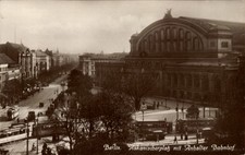 Ak Berlin Kreuzberg, Askanischer Platz, Anhalter Bahnhof - 4740874