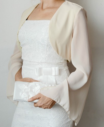 Brautjacke bolero stola - brautjacke,