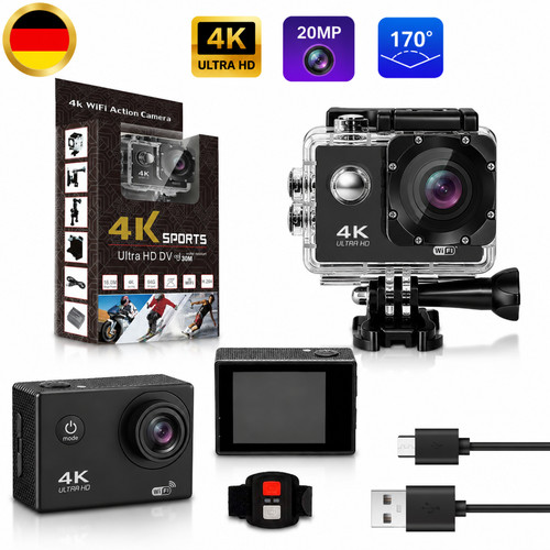 Actionkamera 20mp - 4k,