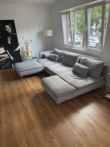 Ikea söderhamn 4er sofa grau - 4er, sofa,