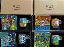 Goebel 4 Stück - Espressotassen - James RIZZI - POP ART - Kpl. Serie - NEU 2023