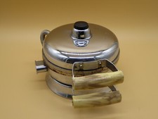 Original CLOER Waffeleisen 60'er Jahre Chrom Waffelautomat 700 Watt Herzwaffeln
