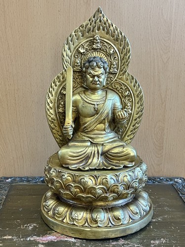 Buddha bronze statue acala - buddha, bronze-statue