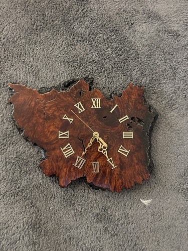 Wanduhr holzscheibe römische - holzscheibe,