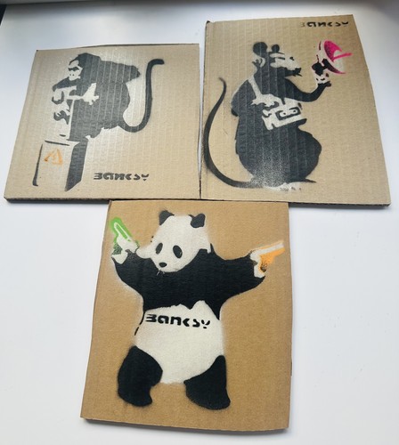Banksy dismaland cardboard art - dismaland,