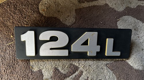 Scania original 124l plakette - scania,