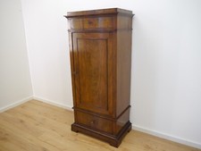 Biedermeier Pfeiler Schrank Säule Podest  Mahagoni  1820 Schellack Oberfläche