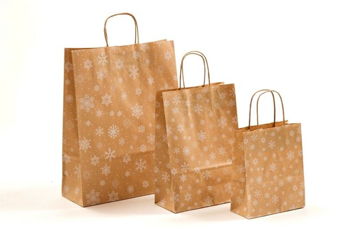 Papiertragetaschen schnee - papiertragetaschen,