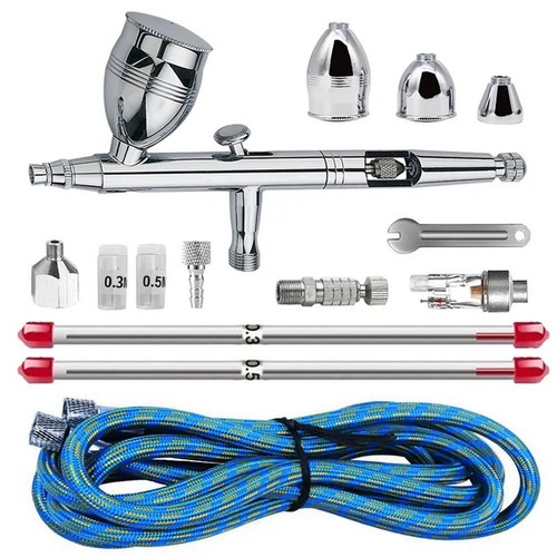 Airbrush pistole komplett set - pistole,