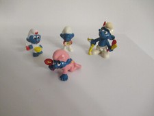 4 x Schlümpfe - Pfeil u. Bogen - Mit Rassel.....